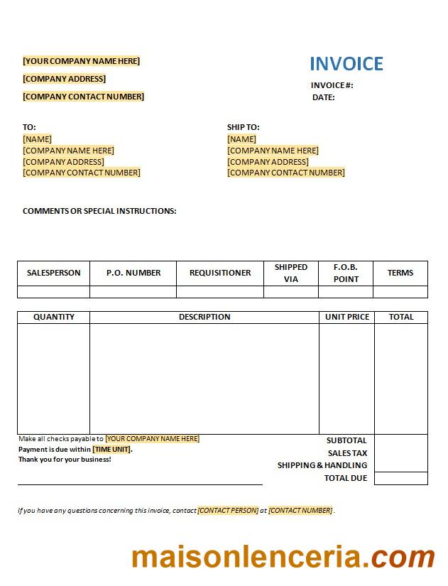 Darmowy szablon faktury zakupu w formatach Word i PDF